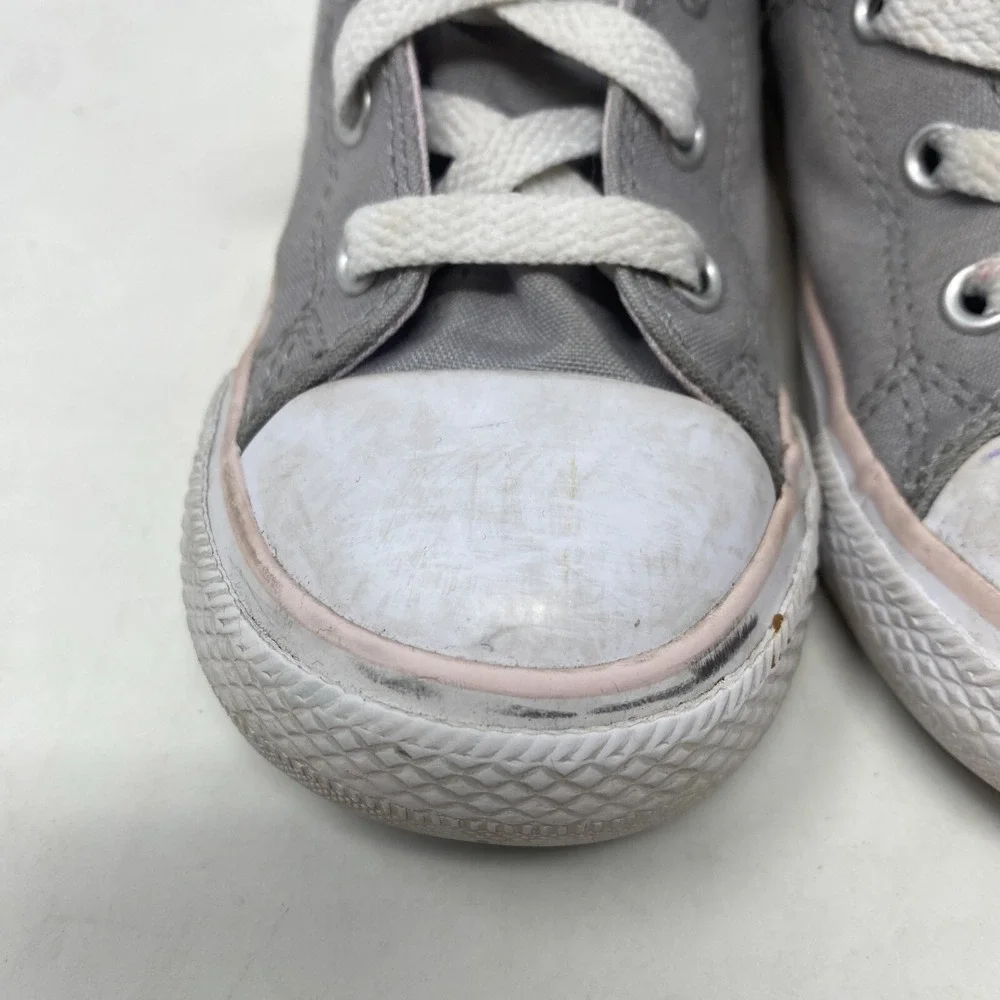 Converse Shoes Chuck Taylor One Star Sneaker Gray and Pink Toddler‎ Girl Size 9